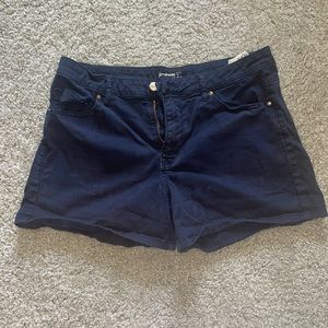 Jean Shorts Stradivarius Size 6! Navy